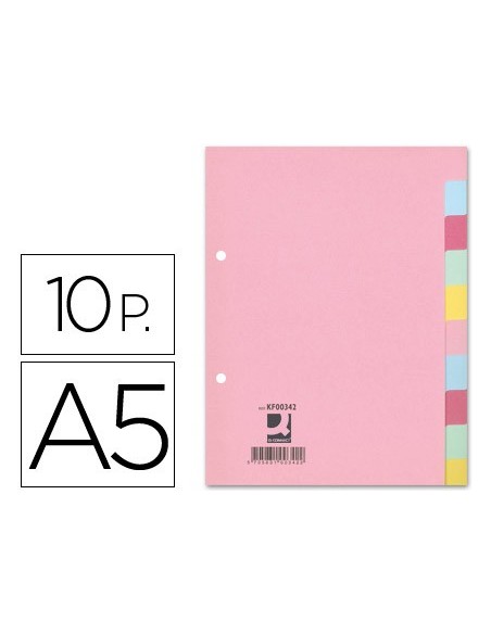 SEP.Q-CONNECT CARTULINA JUEGO 10 SEP.DIN A5