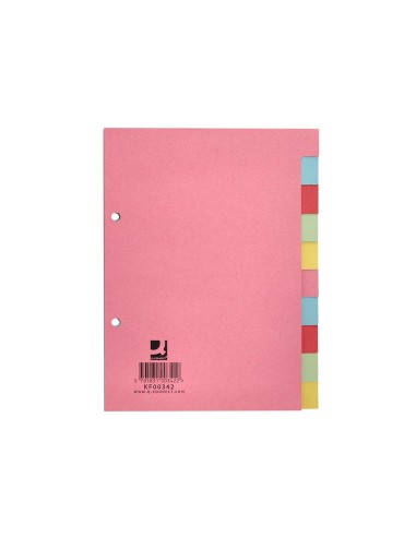 SEP.Q-CONNECT CARTULINA JUEGO 10 SEP.DIN A5