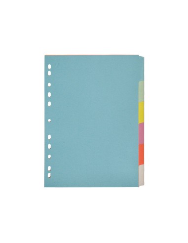 SEP.Q-CONNECT CARTULINA JUEGO 6 SEP.DIN A4 MULTITAL.