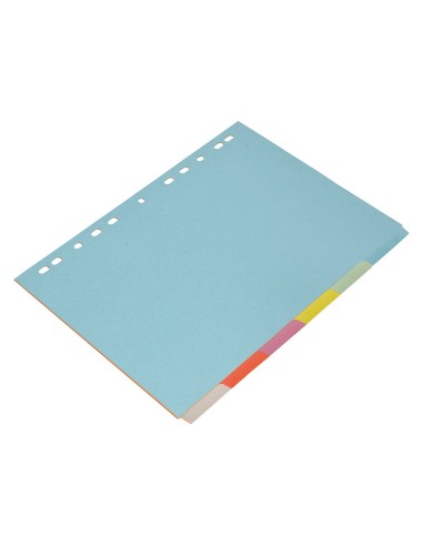 SEP.Q-CONNECT CARTULINA JUEGO 6 SEP.DIN A4 MULTITAL.