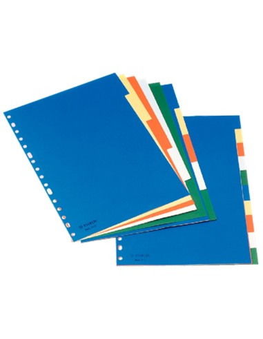 SEPARADOR ESSELTE PLASTICO JUEGO 10 SEPARADORES A4C/5 MULTITALADRO