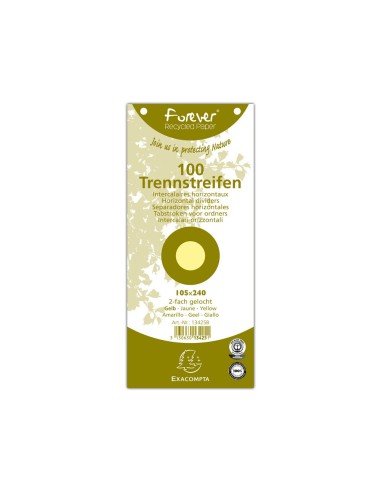 SEPARADOR 105X240 C/TALADRO AM. 13425B 100 UD.