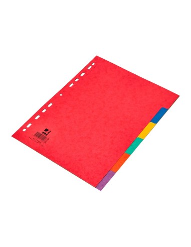 SEPARADOR Q C/CART.BRILLO JUEGO 6 SEPARADORES A4 MULTITALADRO KF15406