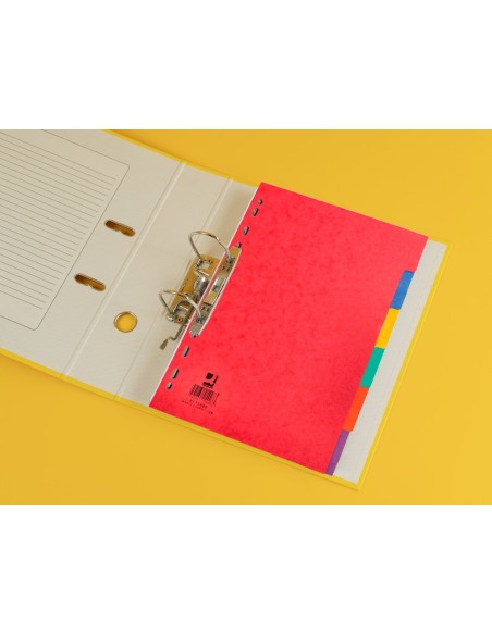 SEPARADOR Q C/CART.BRILLO JUEGO 6 SEPARADORES A4 MULTITALADRO KF15406