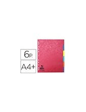 SEPARADOR Q-CON CART.BRILLO JUEGO 6 SEP. A4+ MULTI.KF15408 2