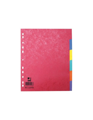 SEPARADOR Q-CON CART.BRILLO JUEGO 6 SEP. A4+ MULTI.KF15408