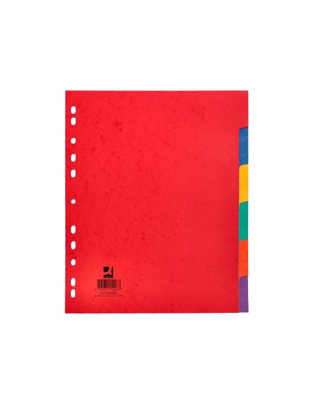 SEPARADOR Q-CON CART.BRILLO JUEGO 6 SEP. A4+ MULTI.KF15408