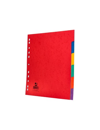 SEPARADOR Q-CON CART.BRILLO JUEGO 6 SEP. A4+ MULTI.KF15408