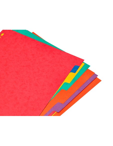 SEPARADOR Q-CON CART.BRILLO JUEGO 6 SEP. A4+ MULTI.KF15408