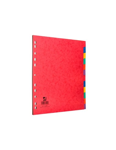 SEPARADOR Q-CON CARTULINA BRILLO JUEGO 12 SEPARADORES DIN A4+ KF15409