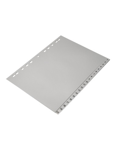 SEP.NUMERICO Q-CON.PLASTICO 1-20 JUEGO 20 SEP.A4 MULTITALADRO