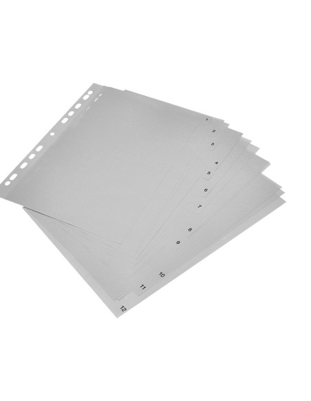 SEP.NUMERICO Q-CON.PLASTICO 1-12 JUEGO 12 SEP.A4 MULTITALADRO