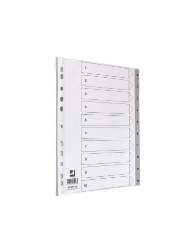 SEP.NUMERICO Q-CON.PLASTICO 1-10 JUEGO 10 SEP.A4 MULTITALADRO