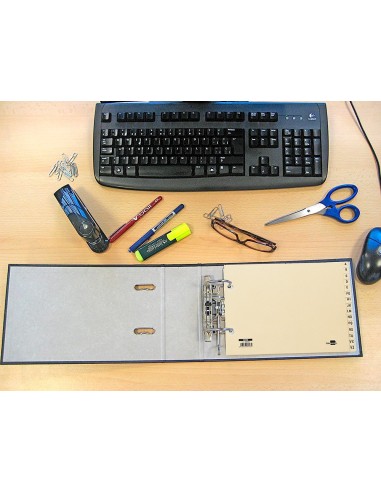 INDICE ALFABETICO  CLASIFICADOR CARTULINA ARCHIVADOR A5 APAISADO