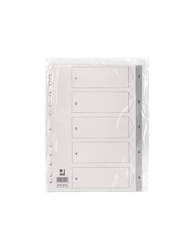 SEP.NUMERICO Q-CON.PLASTICO 1-5 JUEGO 5 SEP.A4 MULTITALADRO