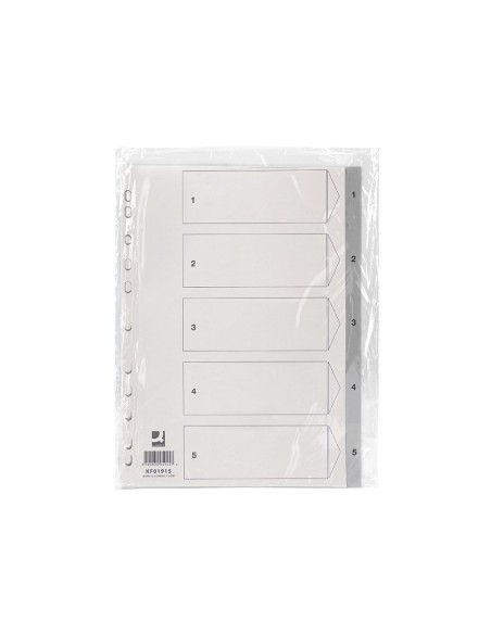 SEP.NUMERICO Q-CON.PLASTICO 1-5 JUEGO 5 SEP.A4 MULTITALADRO