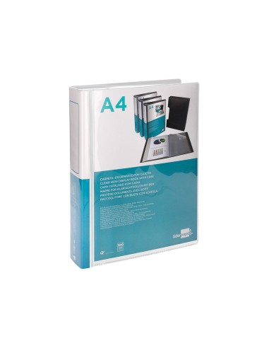 CARPETA PERSONALIZA 100 FUNDAS PP.DIN A4 TPTE.CAJETIN