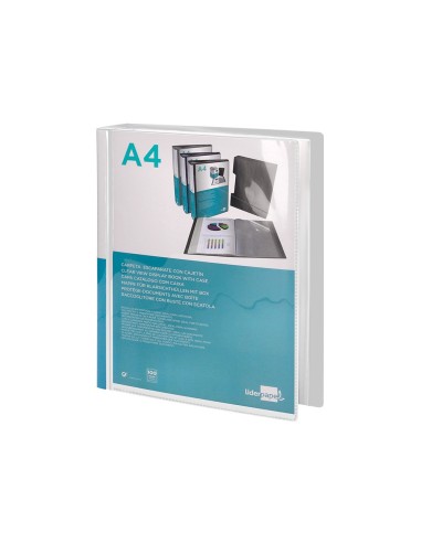 CARPETA PERSONALIZA 100 FUNDAS PP.DIN A4 TPTE.CAJETIN