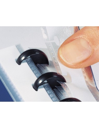 CARPETA LIDERPAPEL A4 40 FUNDAS INTERC.5 SEP Y GOMILLA LOMO PERSO.AZ.