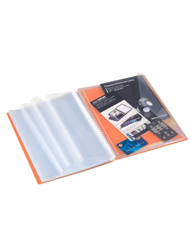 CARPETA CARCHIVO PP.ESCAPARATE ESP.40 FUNDAS CIERRE GOMAS A4