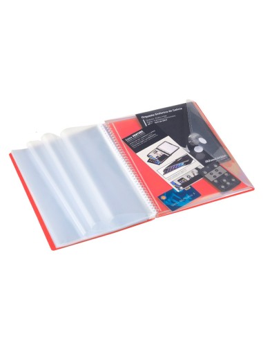 CARPETA CARCHIVO PP.ESCAPARATE ESP.40 FUNDAS CIERRE GOMASDIN A4