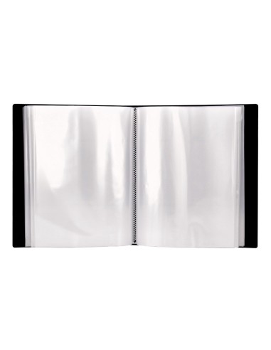 CARPETA ESCAPARATE 100 FUNDAS PP A4 NG.C/CAJETIN