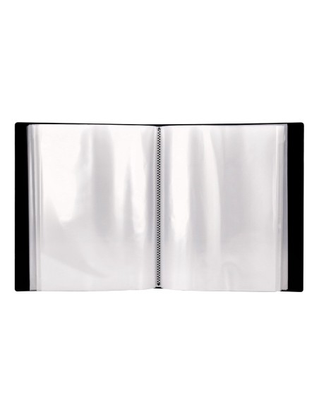 CARPETA ESCAPARATE 100 FUNDAS PP A4 NG.C/CAJETIN