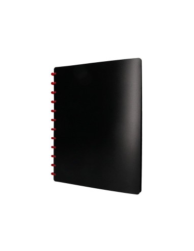 CARPETA DIN A4 C/20 FUNDAS INTERCAMBIABLES COLOR NEGRO