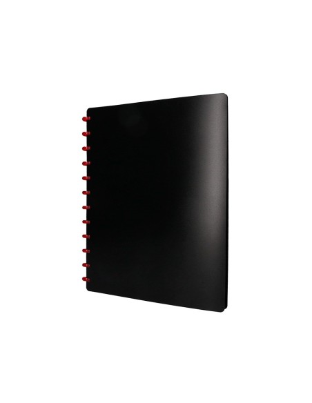 CARPETA DIN A4 C/20 FUNDAS INTERCAMBIABLES COLOR NEGRO