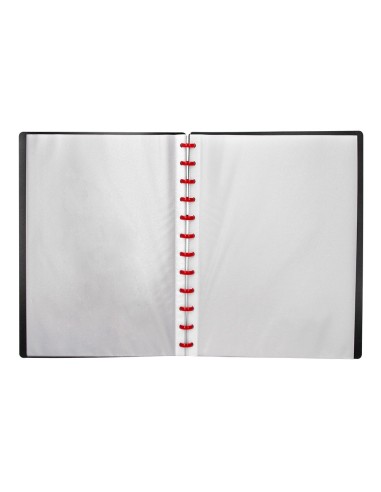 CARPETA DIN A4 C/20 FUNDAS INTERCAMBIABLES COLOR NEGRO