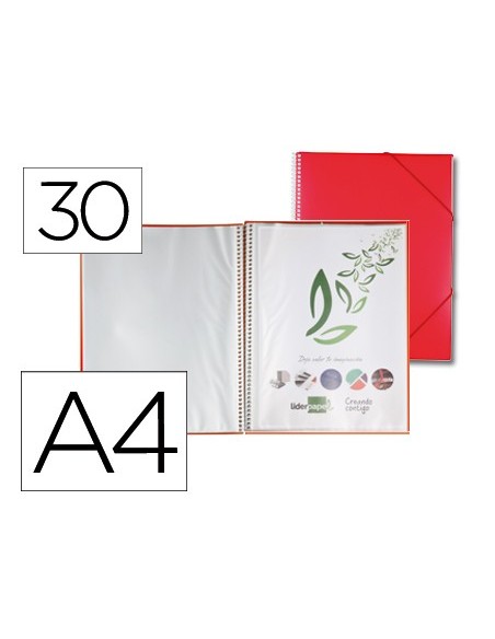 CARPETA ESCAPARATE C/ESP.30 FUNDAS PP A4 RJ.