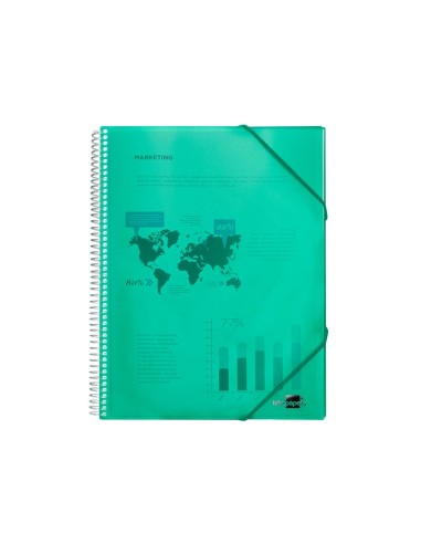 CARPETA ESCAPARATE C/ESP.30 FUNDAS PP A4 VE.