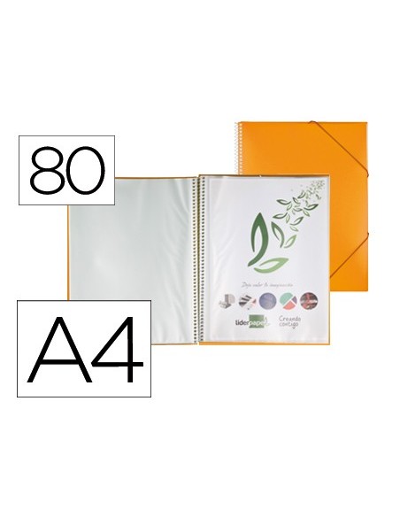CARPETA ESCAPARATE C/ESP.80 FUNDAS PP A4 NJ.