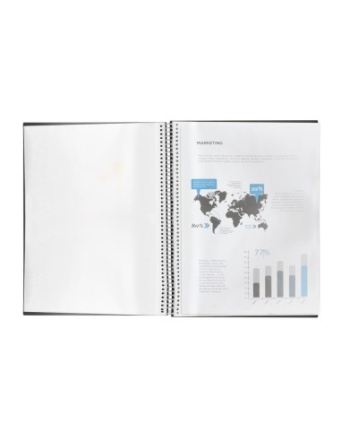 CARPETA ESCAPARATE C/ESP.20 FUNDAS PP A4 NG.