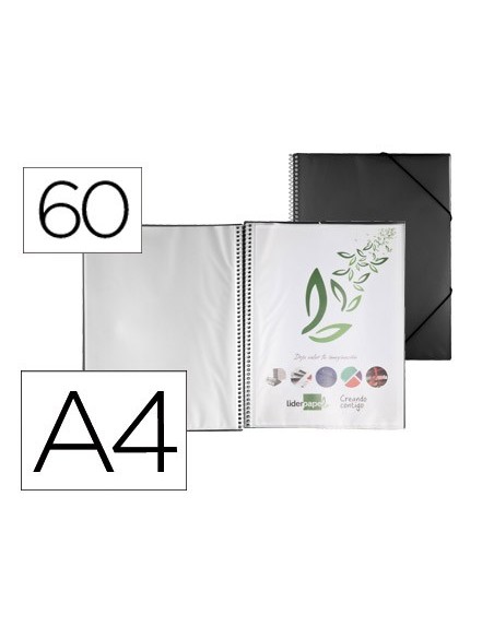 CARPETA ESCAPARATE C/ESP.60 FUNDAS PP A4 NG.