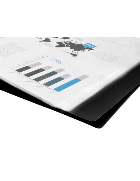 CARPETA ESCAPARATE 10 FUNDAS PVC FL.NG.