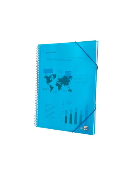 CARPETA ESCAPARATE C/ESP.20 FUNDAS PP A5 AZ.EC45