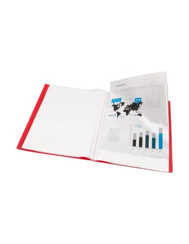 CARPETA  ESCAPARATE 40 FUNDAS PP. A3 RJ. TRANSLUCIDO