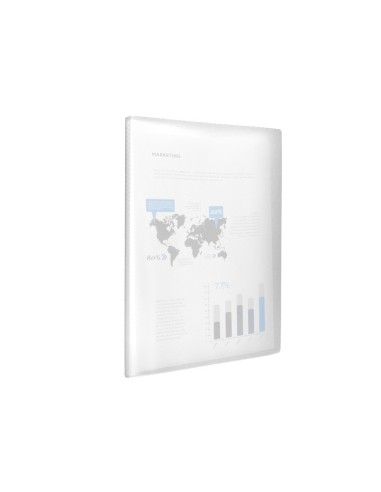 CARPETA  ESCAPARATE 40 FUNDAS PP. A3 TPTE.TRANSLUCIDO