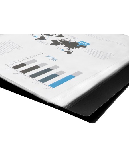 CARPETA  ESCAPARATE 40 FUNDAS PP. A3 NG.OPACO