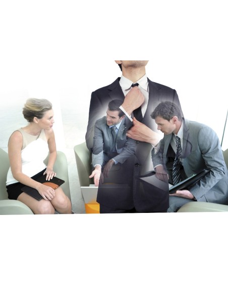 CARPETA EXACOMPTA EX POLIPROP. NEGRO CON PINZA Y PORTABOLIGRAFO DINA4