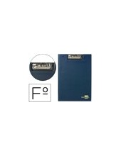 CARPETA PINZA SUPERIOR CON SOLAPA PLASTICO FL.AZUL 2