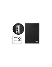 CARPETA MINICLIPS INTERIOR PLASTICO FL.NEGRO 2