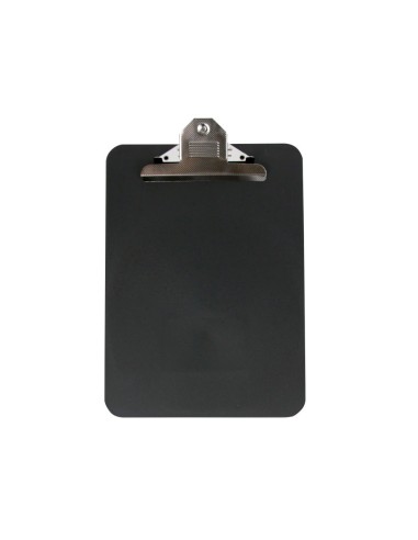 PORTANOTAS PINZA SUPERIOR Q-CON.PP NEGRO DIN A4