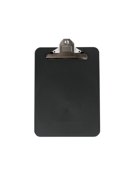 PORTANOTAS PINZA SUPERIOR Q-CON.PP NEGRO DIN A4