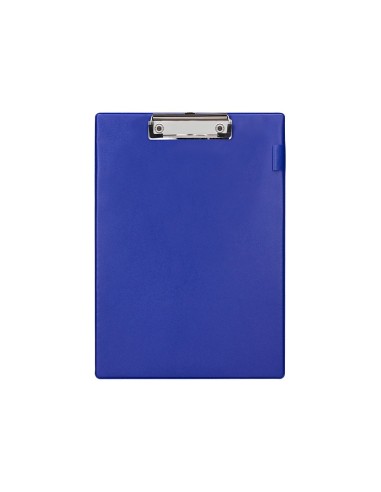 PORTANOTAS PINZA SUPERIOR Q-CONNECT MINICLIPS PVC DIN A4 AZUL KF01297