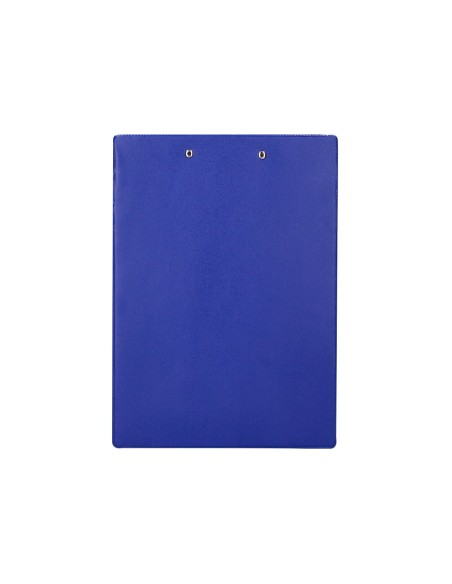PORTANOTAS PINZA SUPERIOR Q-CONNECT MINICLIPS PVC DIN A4 AZUL KF01297