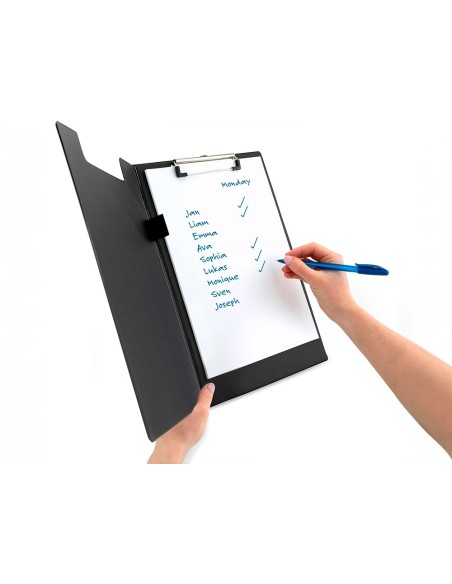 CARPETA Q-CON.MINICLIP SUP. A4 PLAST.50% RECICLADO RJ. GROSOR 2,1MM