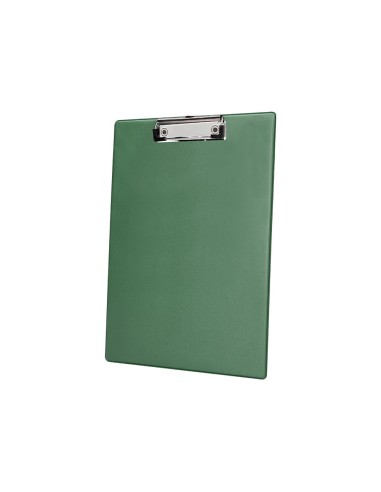 PORTANOTAS Q-CON.PLASTICO 50% RECICLADO A4 VE. OLIVA GROSOR 2,1MM