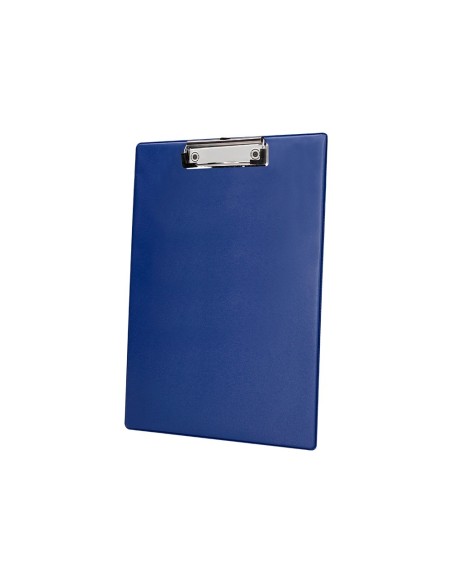 PORTANOTAS Q-CON.PLASTICO 50% RECICLADO A4 AZ. GROSOR 2,1MM